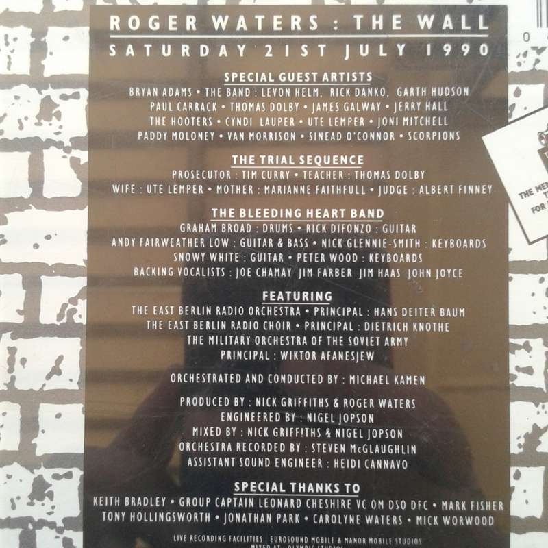 Roger Waters - The Wall Live In Berlin (2CD) (1990)