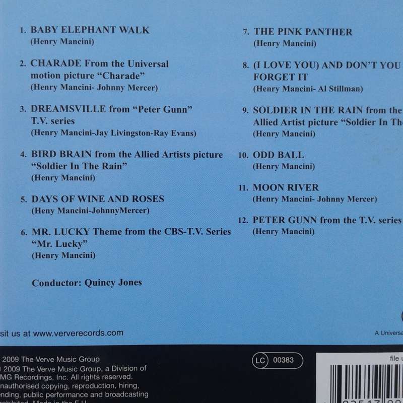Quincy Jones - Quincy Jones Explores The Music Of Henry Mancini (2009)