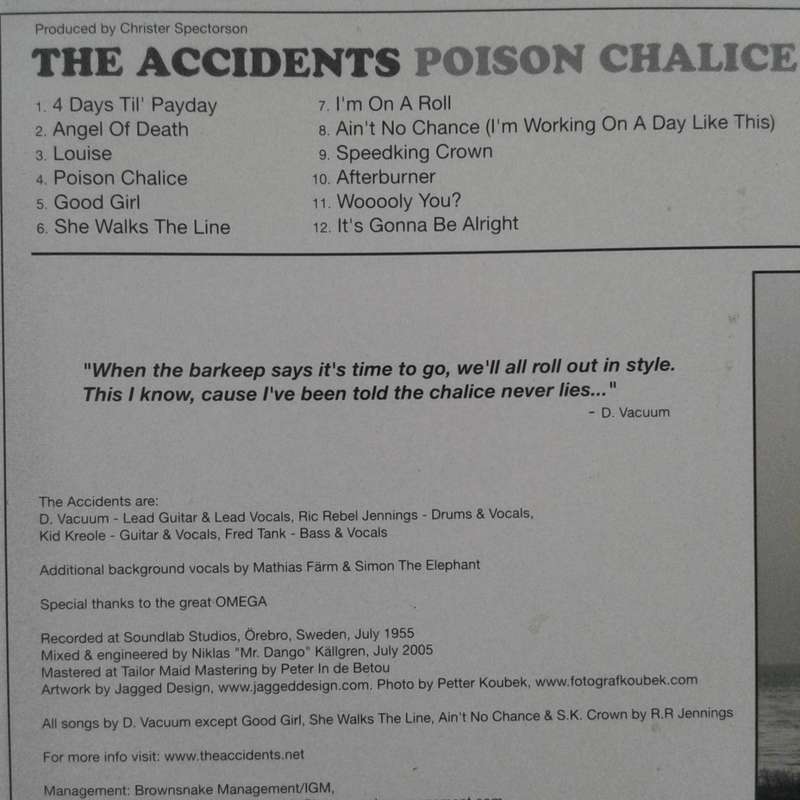 The Accidents - Poison Chalice (2005)  *Punk/R&R   [P]