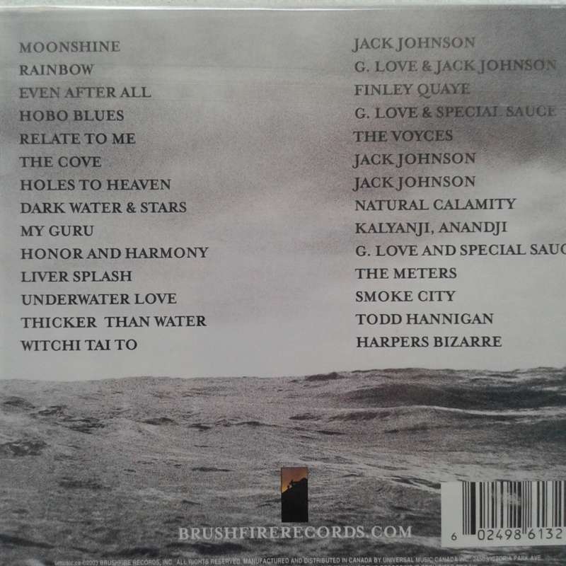 Jack Johnson And The Malloys - Thicker Than Water (Music From A Film By...) (2003)