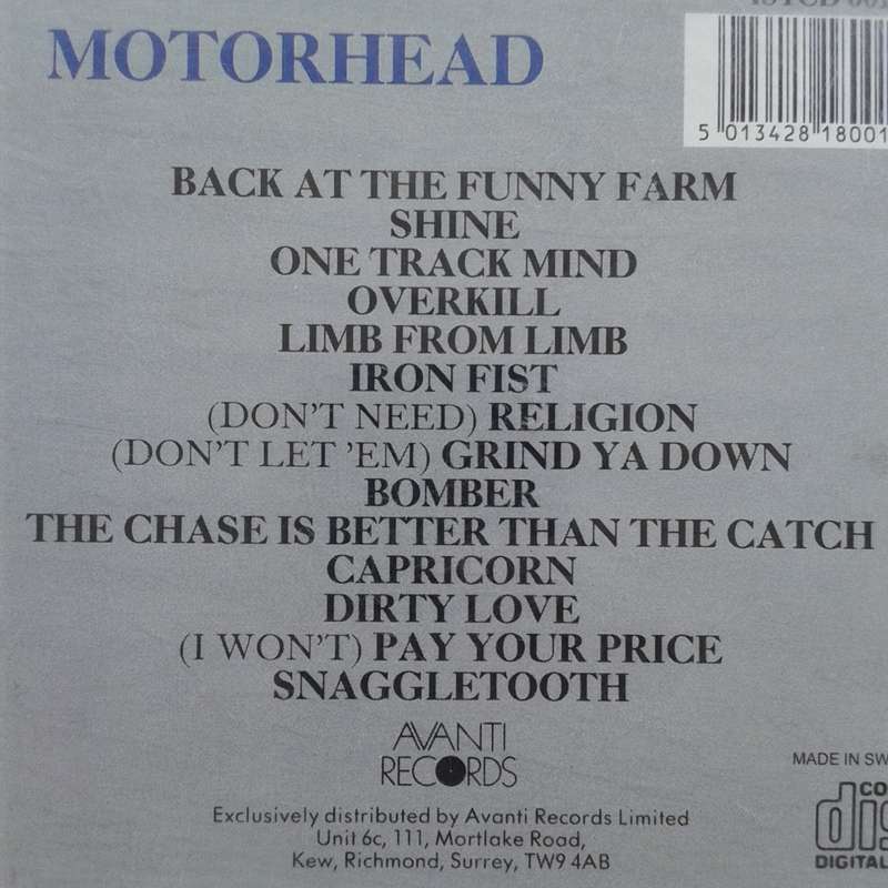 Motorhead - 14 Hard Rock Hits (1989)  [D]