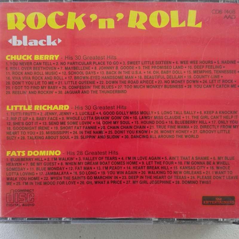 Berry / Richard / Domino - Rock `n` Roll Black (3CD) (1990)