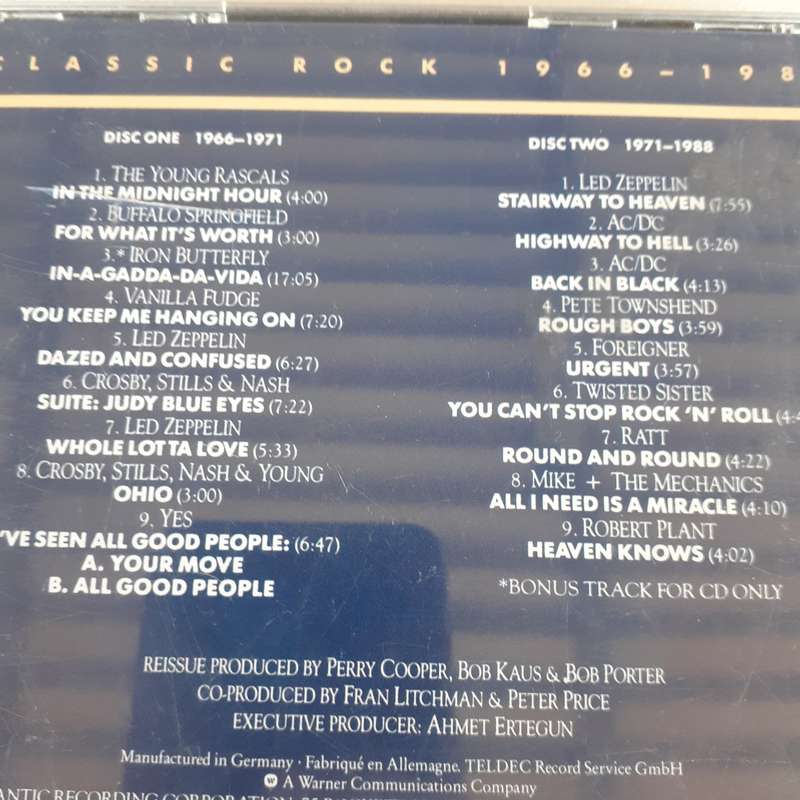 Classic Rock 1966-1988 - Various Artists (2CD)  (1988)