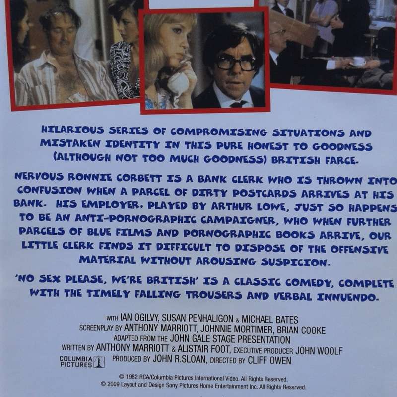 No Sex Please We`re British - Corbett / Reid [DVD Movie] (1982)