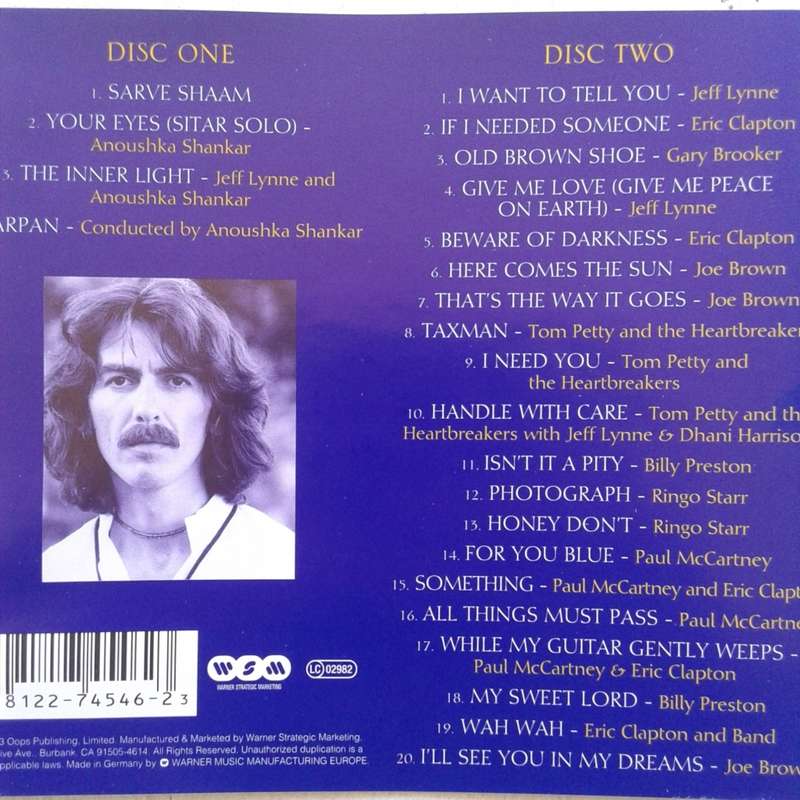 Concert For George - Various Artists (2CD) [Import] (2003)