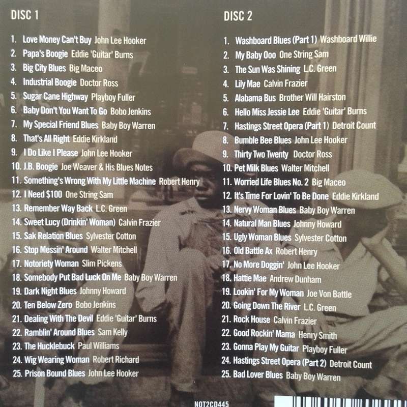 Essential Detroit Blues - Various Artists (2CD) (2012)