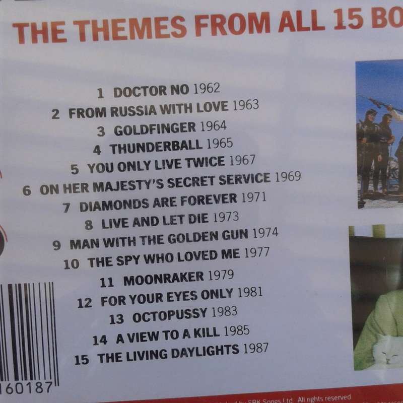 The Themes From All 15 Bond Films - Unknown Artist (1988)