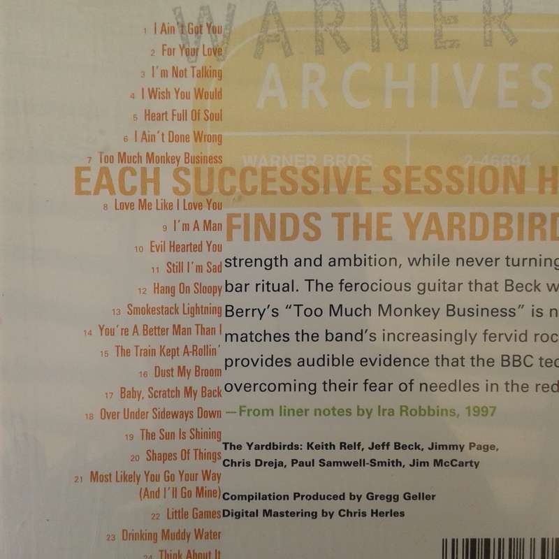The Yardbirds - BBC Sessions [Import] (1997)