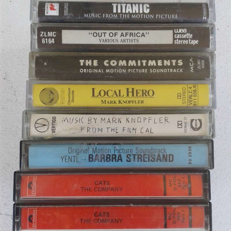 CASSETTE BUNDLE - 7 Assorted SOUNDTRACK Cassettes