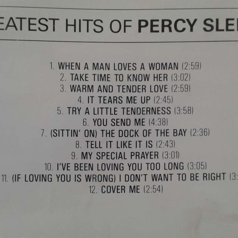 Percy Sledge - Greatest Hits Of Percy Sledge (CD)   [R]