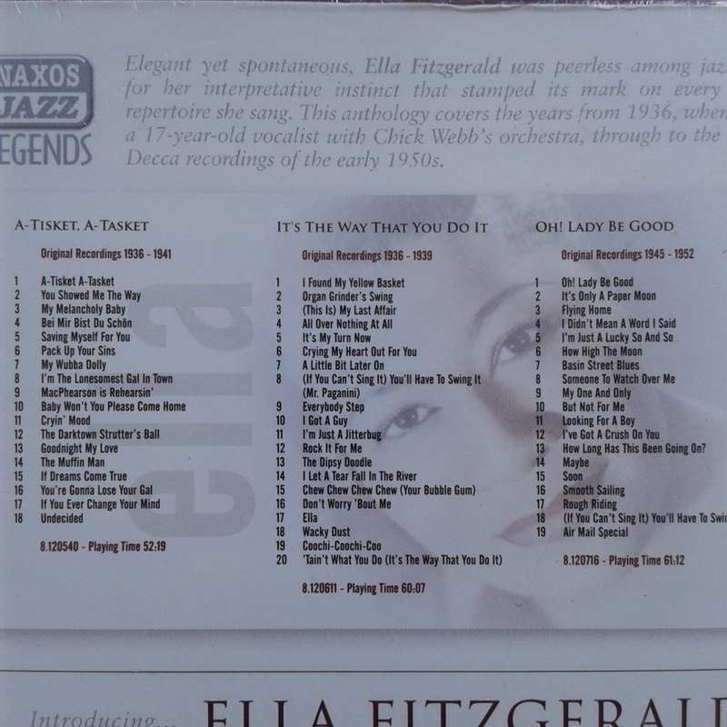 Ella Fitzgerald - Introducing... Ella Fitzgerald (3CD set) (2004)