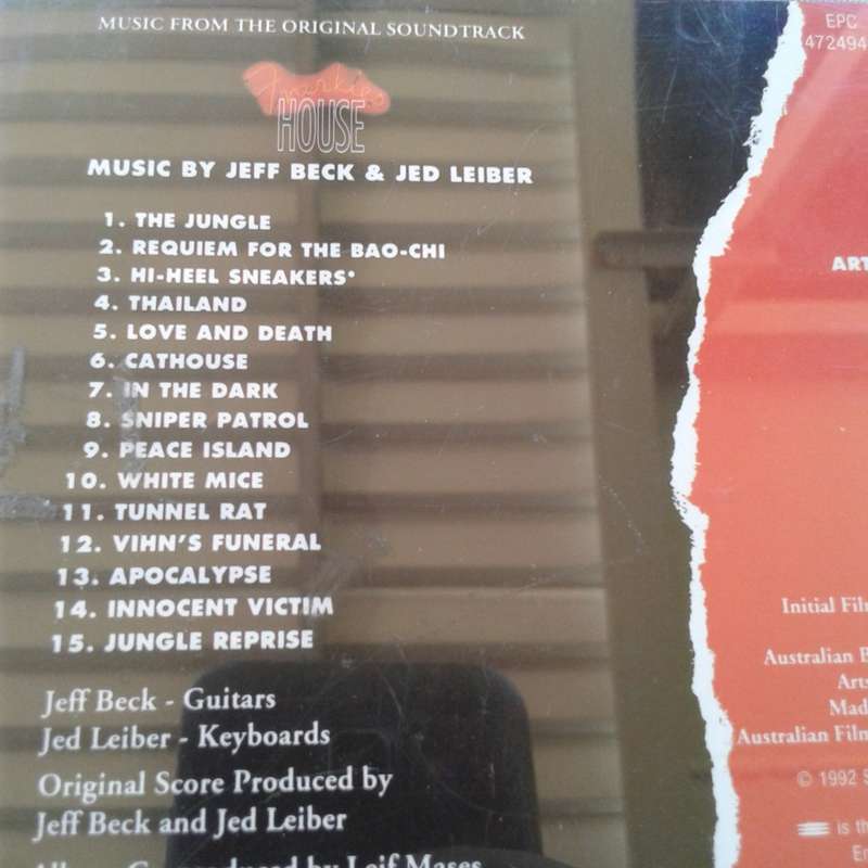 Frankie`s House (Music From The Original Soundtrack) - Jeff Beck & Frankie Leiber (1992)
