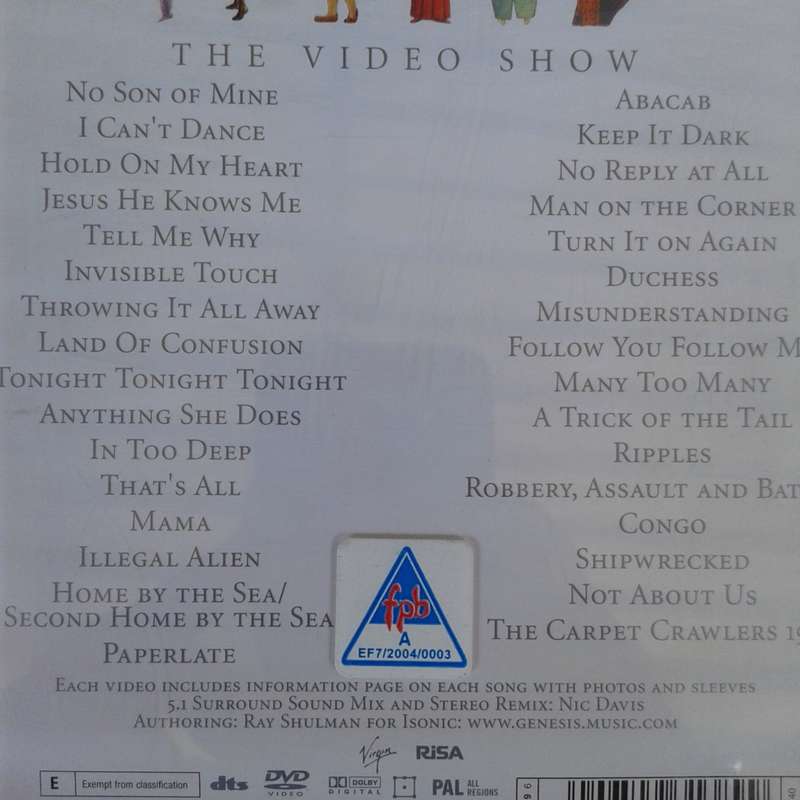 Genesis - The Video Show [DVD] (2004)