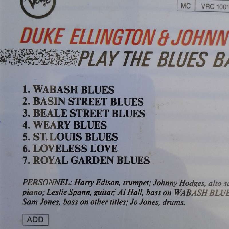 Duke Ellington & Johnny Hodges - Back To Back DE & JH Play The Blues (1993)