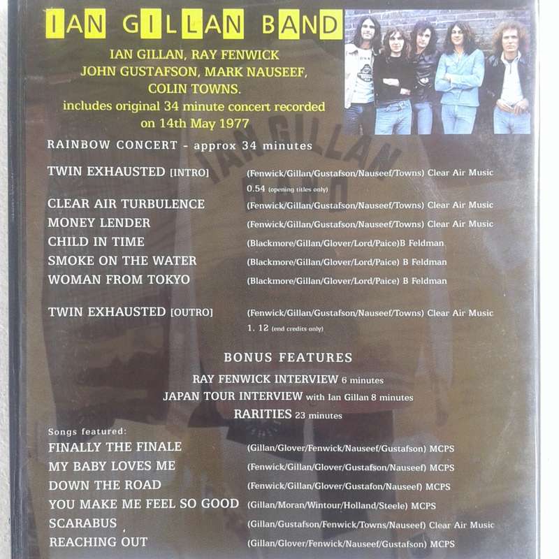 Ian Gillan Band - Live At The Rainbow 1977 [DVD] (2003)