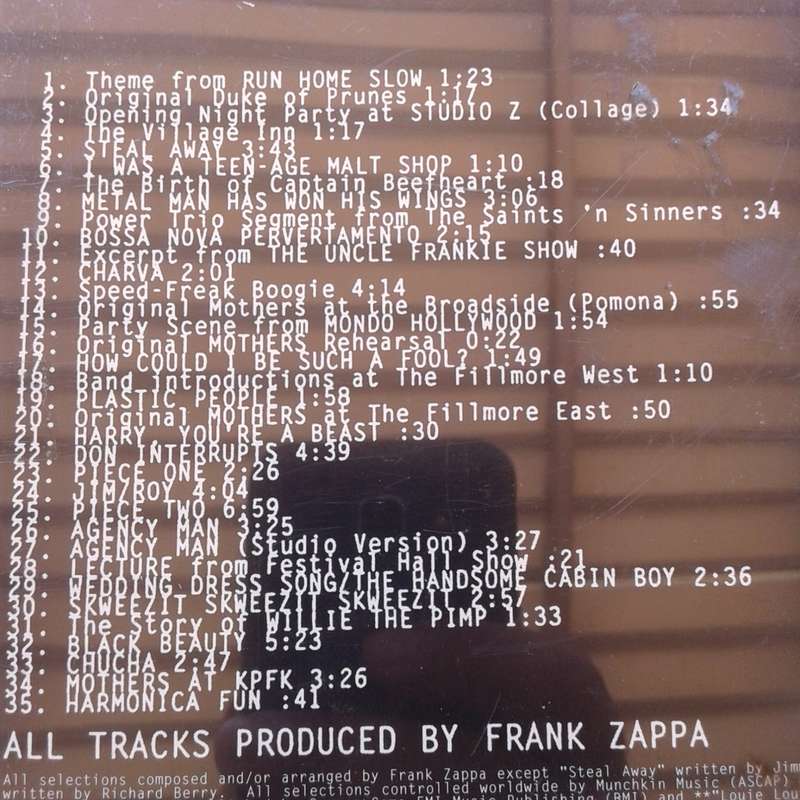 Frank Zappa - Mystery Disc [Import CD] (1998)