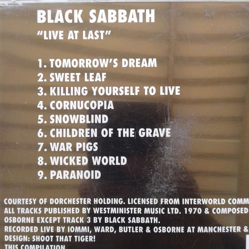 Black Sabbath - Live At Last [Import CD] (1970)