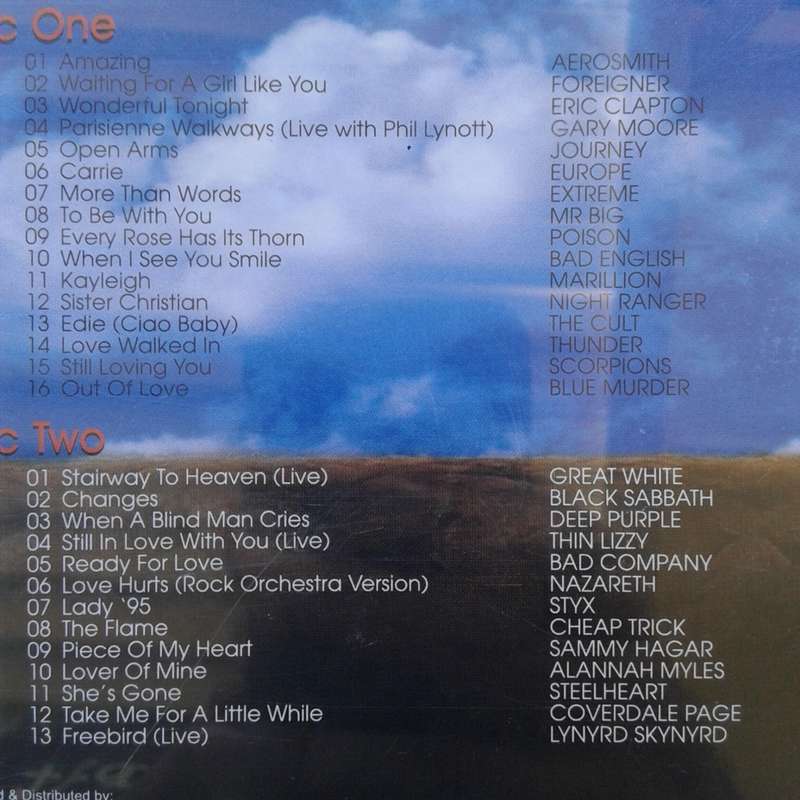 Masters Of Rock: The Ballad Collection - Various Artists [2 CD] (2001)