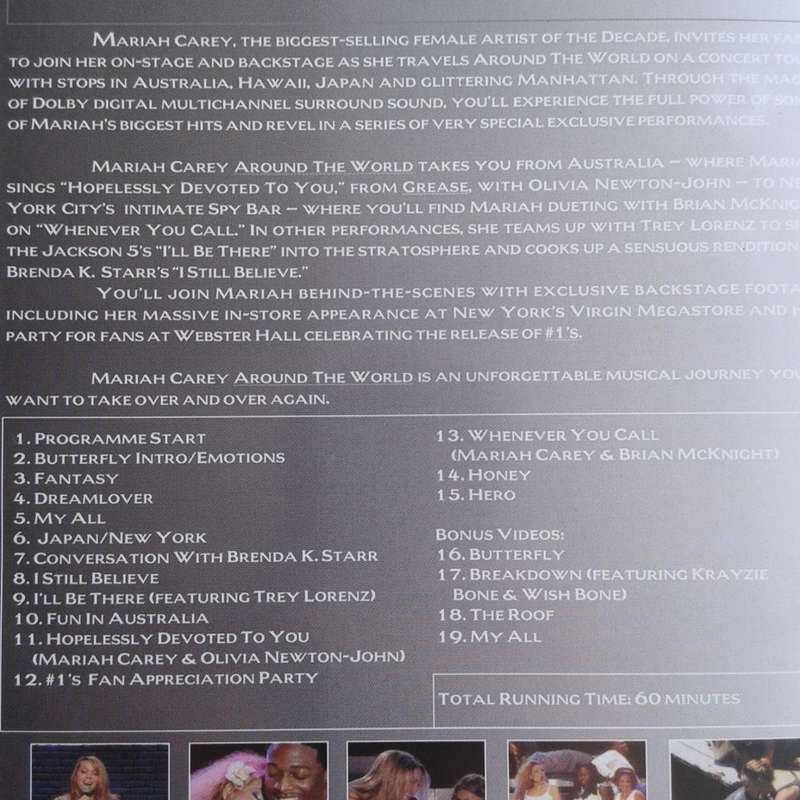 Mariah Carey - Around The World [DVD] (1998)