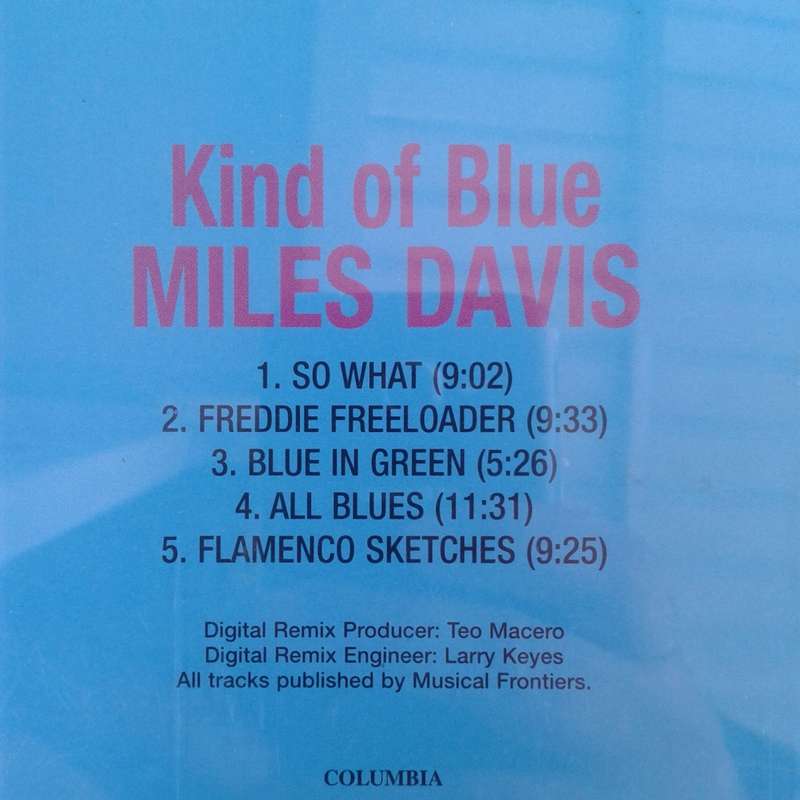 Miles Davis - Kind Of Blue (1959/re1996) [CD]