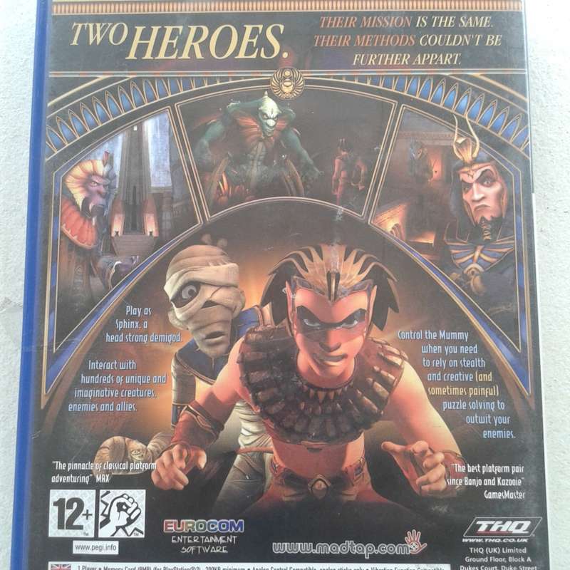 Sphinx and The Cursed Mummy (PS2 Game) (PAL)