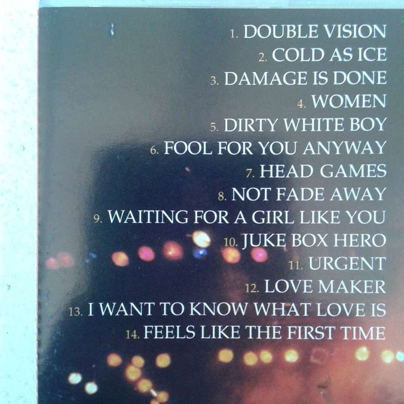 Foreigner - Classic Hits Live (1993)