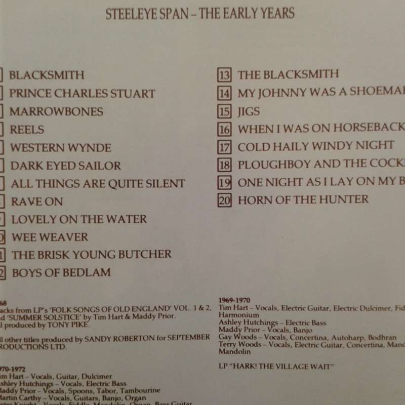 Steeleye Span - The Early Years [Import CD] (1989)