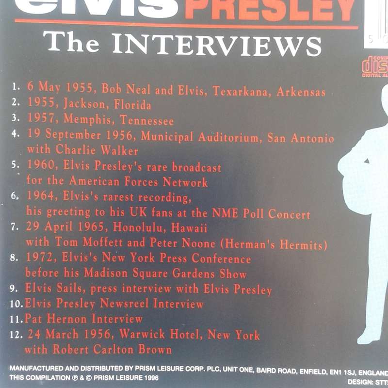 Elvis Presley - The Interviews (1996)     *No music - Interviews