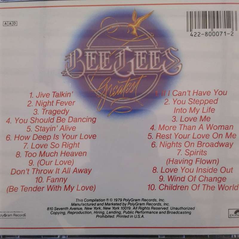 Bee Gees - Greatest [2CD Import] (1979)