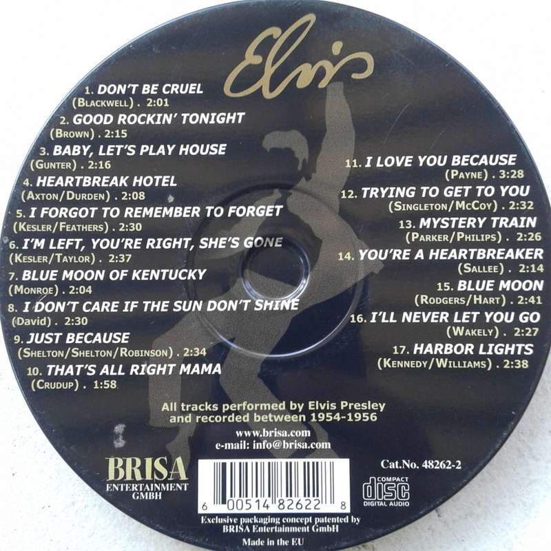 Elvis Presley - Elvis (17 track compilation) [CD in a Round Tin] (2007)