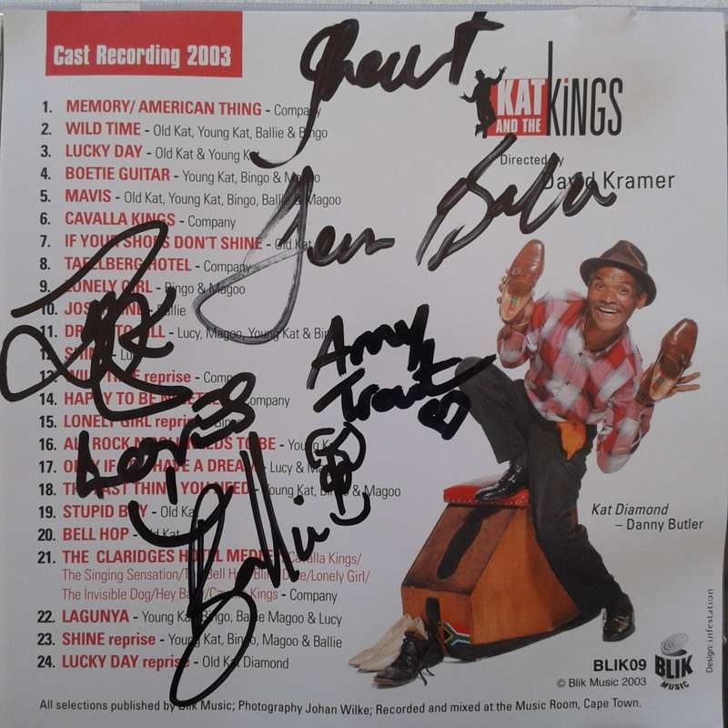 Kat And The Kings - The Musical by David Kramer & Taliep Petersen (2003 CD) *AUTOGRAPHED