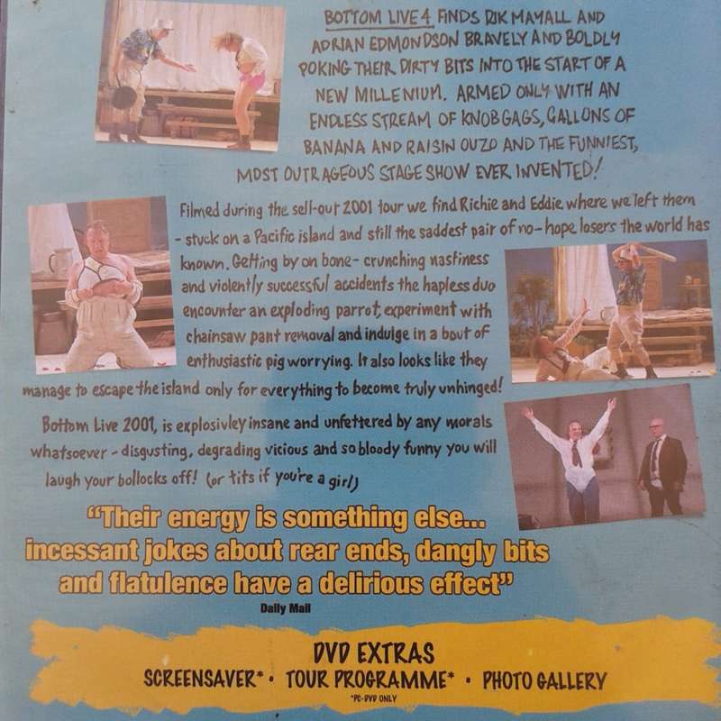 Bottom 2001: An Arse Oddity - Mayall / Edmondson [DVD Movie] (2001)