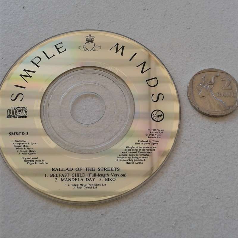 Simple Minds - Ballad Of The Streets [Import Mini CD single] (1989)