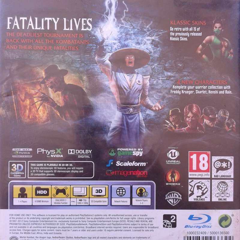 Mortal Kombat Komplete Edition (PS3 Game)