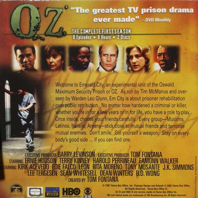 Oz - The Complete Collection [Seasons 1-6 : 20 DVD Set]