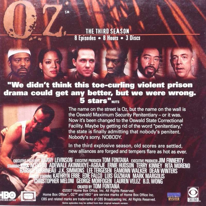 Oz - The Complete Collection [Seasons 1-6 : 20 DVD Set]