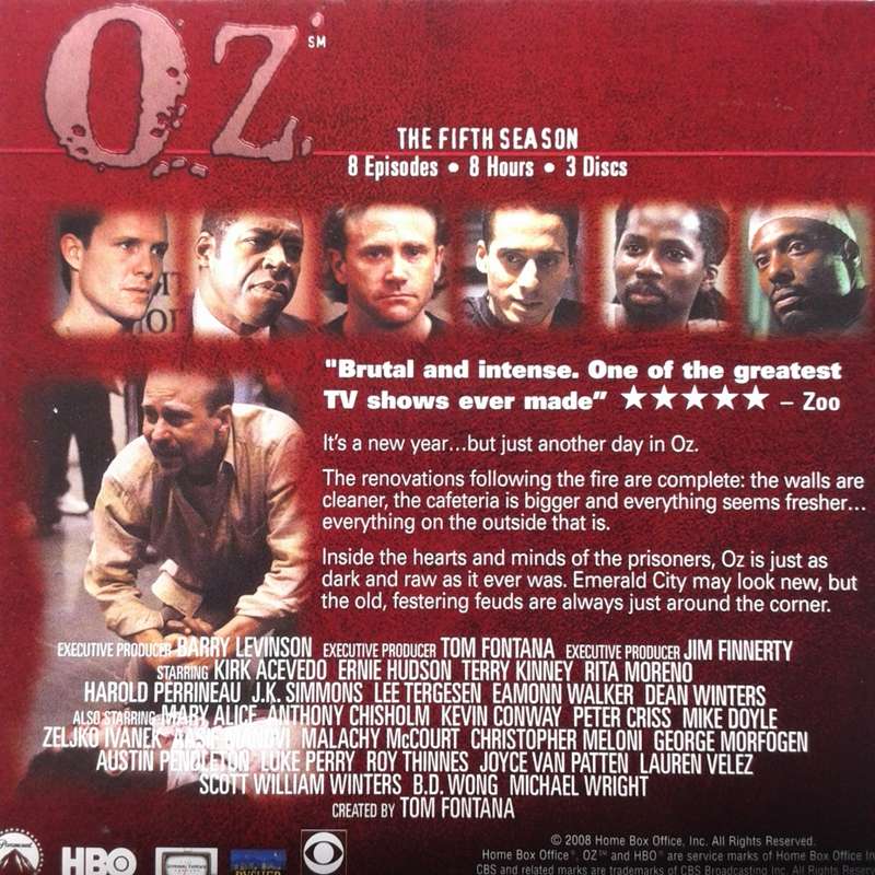Oz - The Complete Collection [Seasons 1-6 : 20 DVD Set]