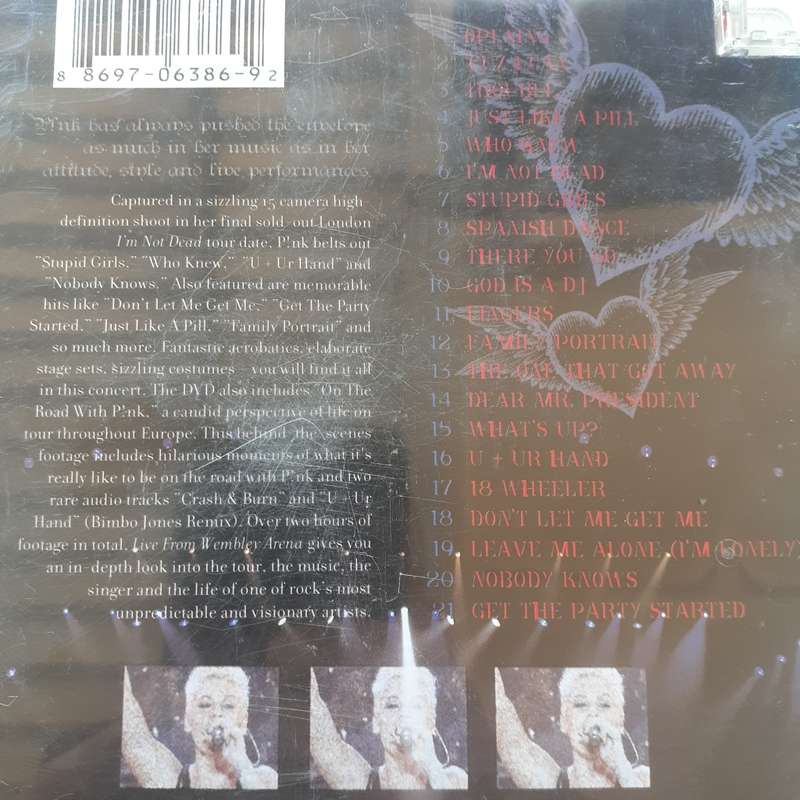 P!NK - Live From Wembley Arena, London England [DVD] (2007)