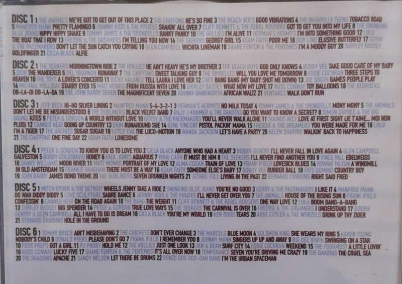 60's: 129 Original Hits - Various Artists (6CD) (2009)