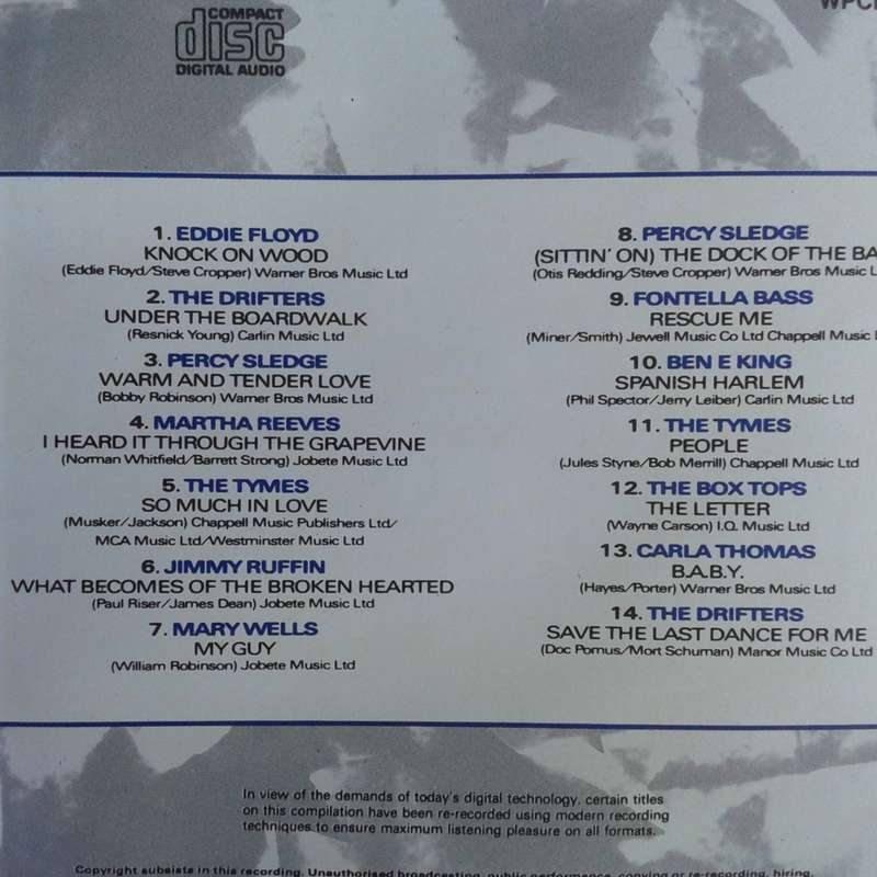 60`s Soul Hits - Various Artists (1988)   [R]