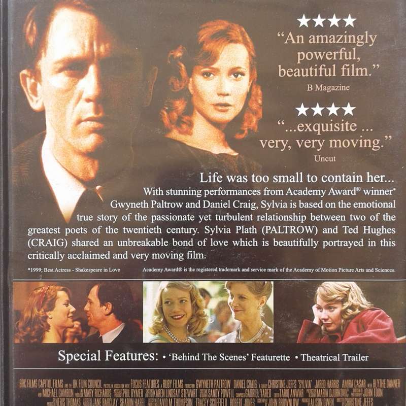 Sylvia - Paltrow / Craig [DVD Movie]