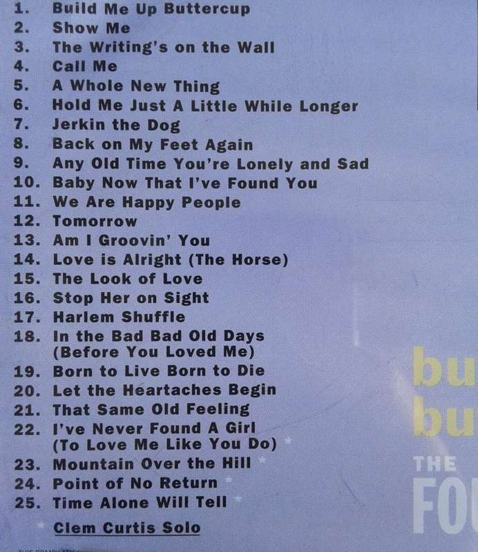 The Foundations - Build Me Up Buttercup: 25 Great Hits (1999)   [R]