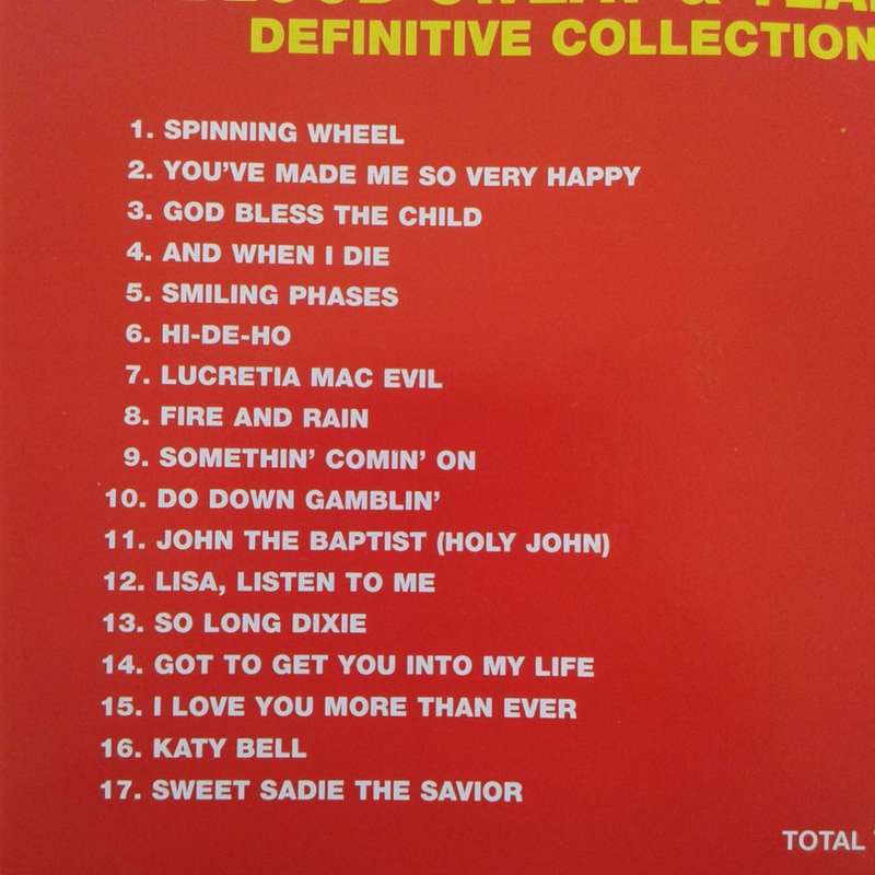 Blood, Sweat & Tears - Definitive Collection (1995)     [R/D]