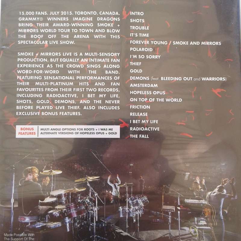 Imagine Dragons - Smoke + Mirrors Live [DVD] (2016)