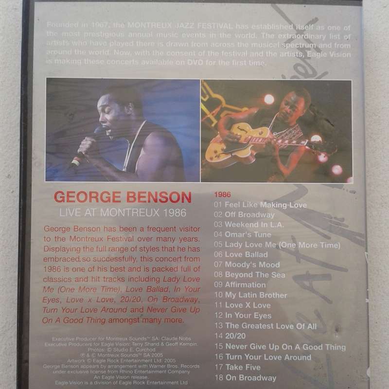 George Benson - Live At Montreux 1986 [DVD] (2005)