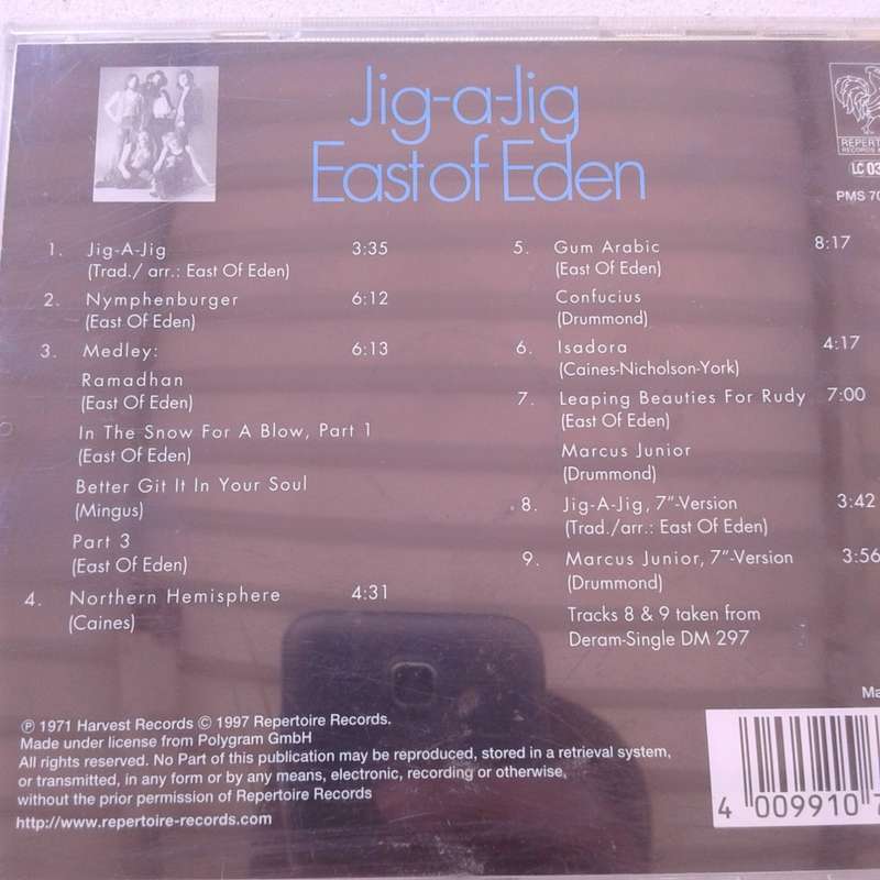 East Of Eden - Jig-A-Jig [Import CD] (1971 / Remastered 1997)   [D]