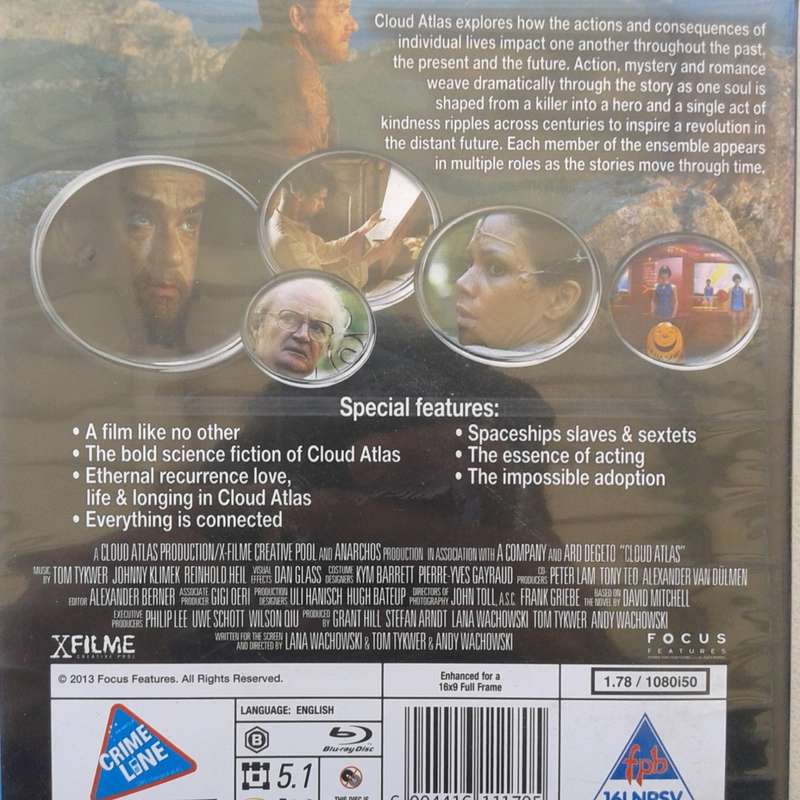 Cloud Atlas - Hanks / Berry [Blu-ray Movie]
