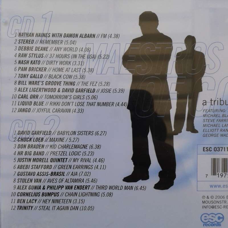 Maestros Of Cool: A Tribute To Steely Dan - Various Artists [2 CD Import] (2006)