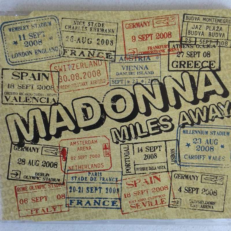 Madonna - Miles Away [Import CD single] (2008)    [D]
