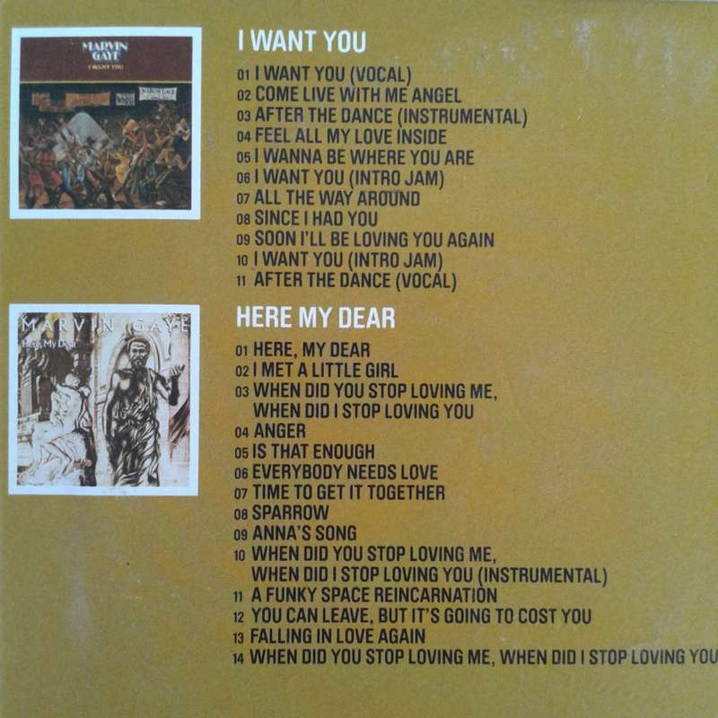Marvin Gaye - I Want You / Here My Dear (2CD) (2009)   [R]